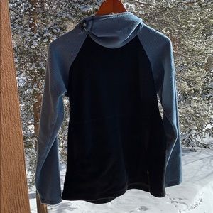 Melanzana Micro Grid Hoodie, size women small